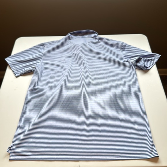 Holderness & Bourne Blue Striped Polo Shirt - Picture 9 of 9